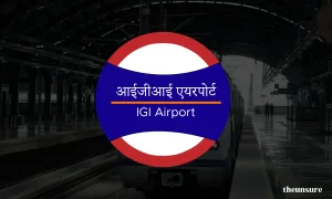 IGI Airport metro station