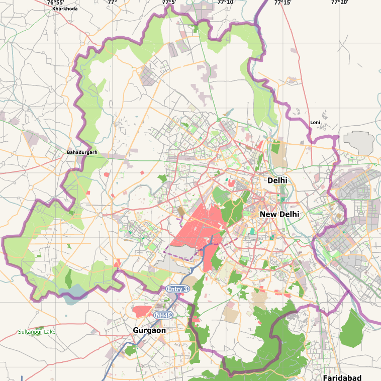 Jantar Mantar Location on Delhi Map